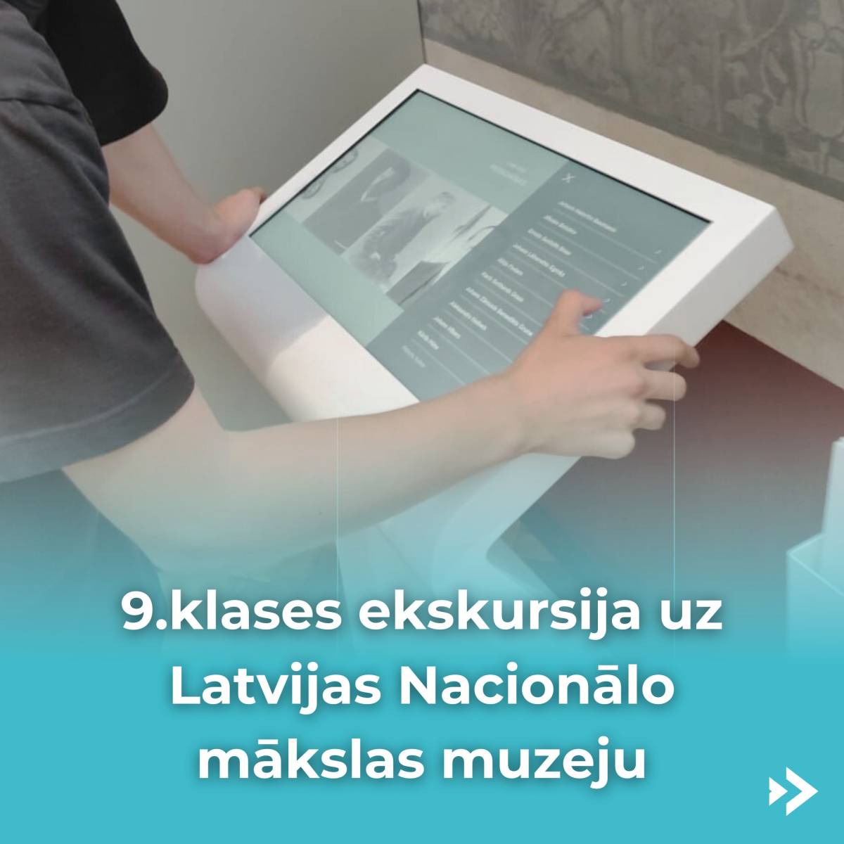 Ekskursiju diena: 9. klase Latvijas Nacionālajā mākslas muzejā